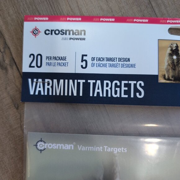NEW CROSMAN Varmint Targets 5 Each Of 4 Designs = 20 Total USA - Picture 5 of 6